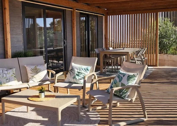 Panorama Mobile With Seaview And Pool Drage