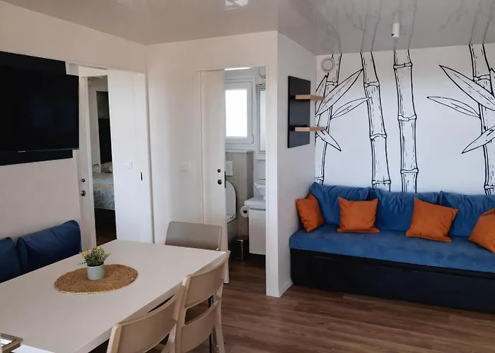 Panorama Mobile Home With Seaview And Pool Feriehus